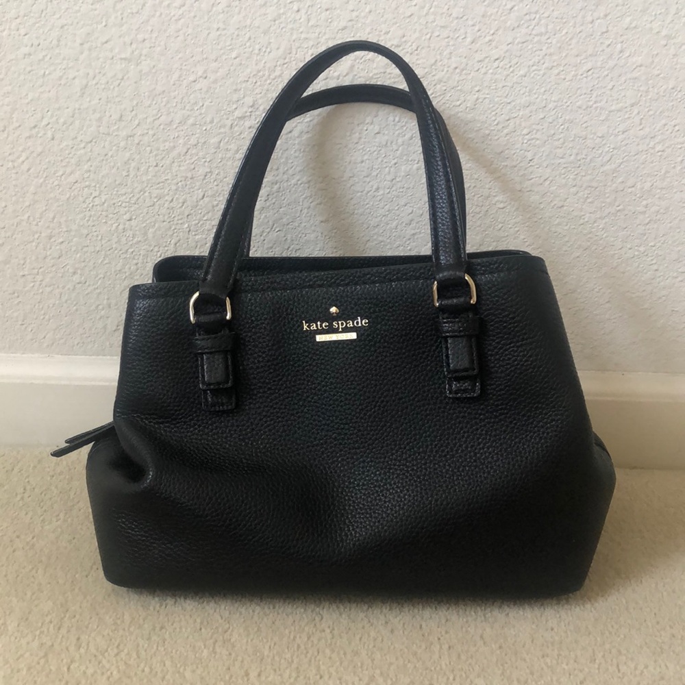 Kate Spade medium black clutch